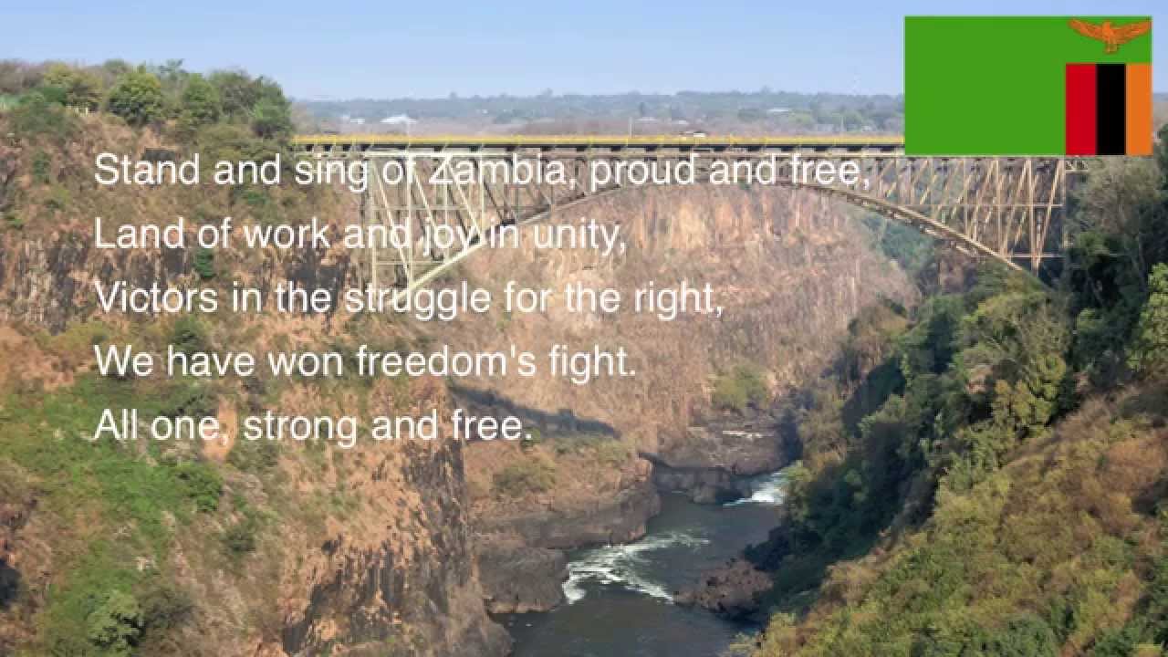 Stand and Sing of Zambia, Proud and Free: The National Anthem of Zambia