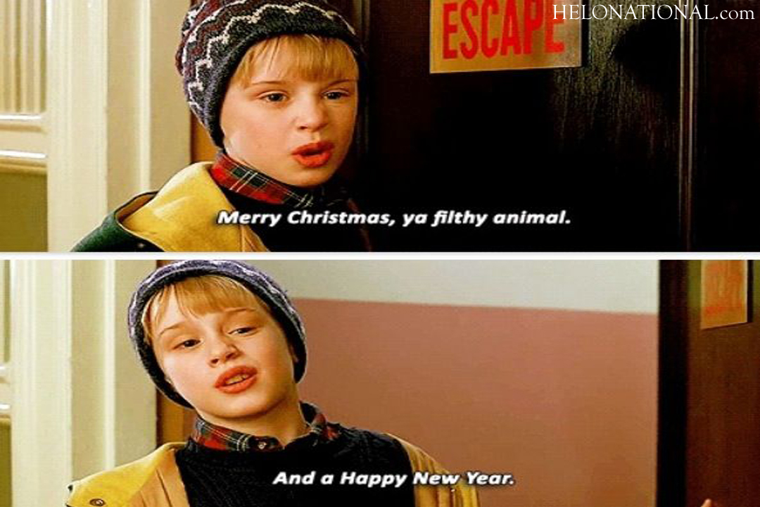 Merry Christmas you filthy Animal and a happy new year meme