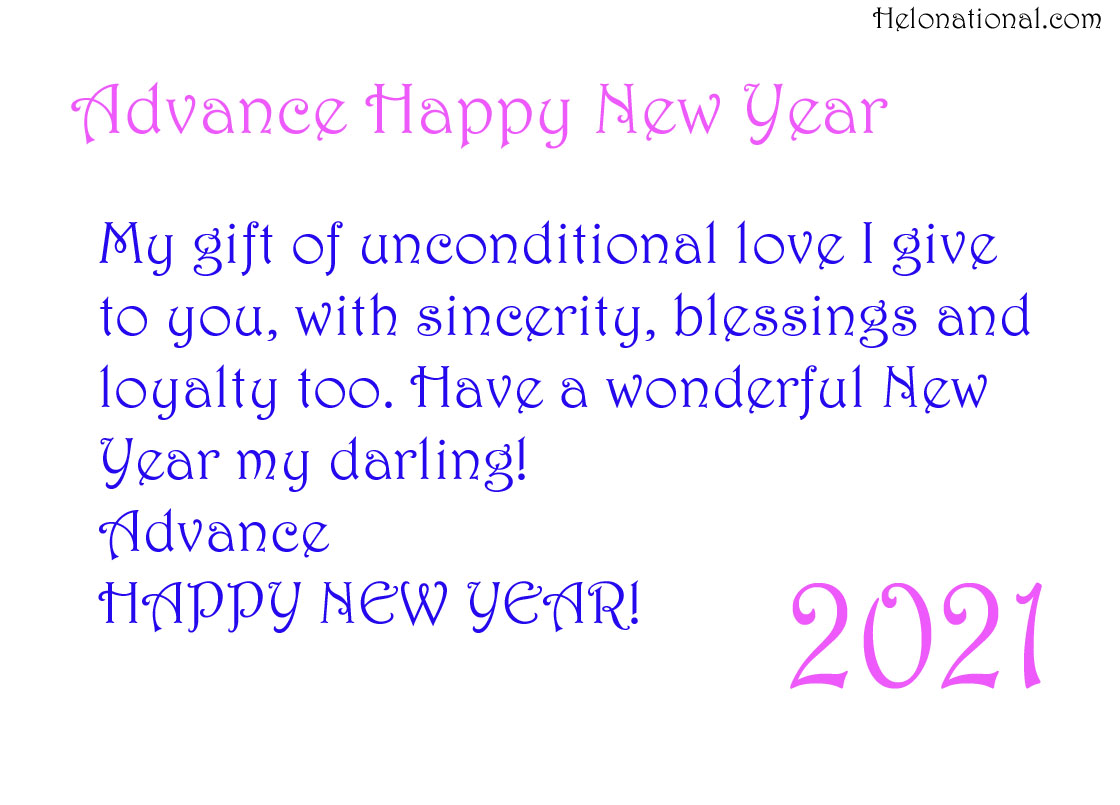 Advance Happy New Year 22 Wishes Hny Wishes