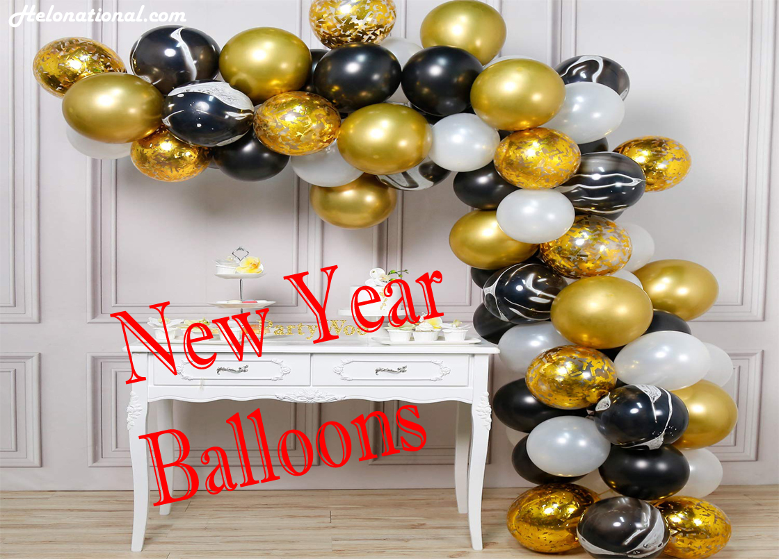 Happy New Year Party balloons