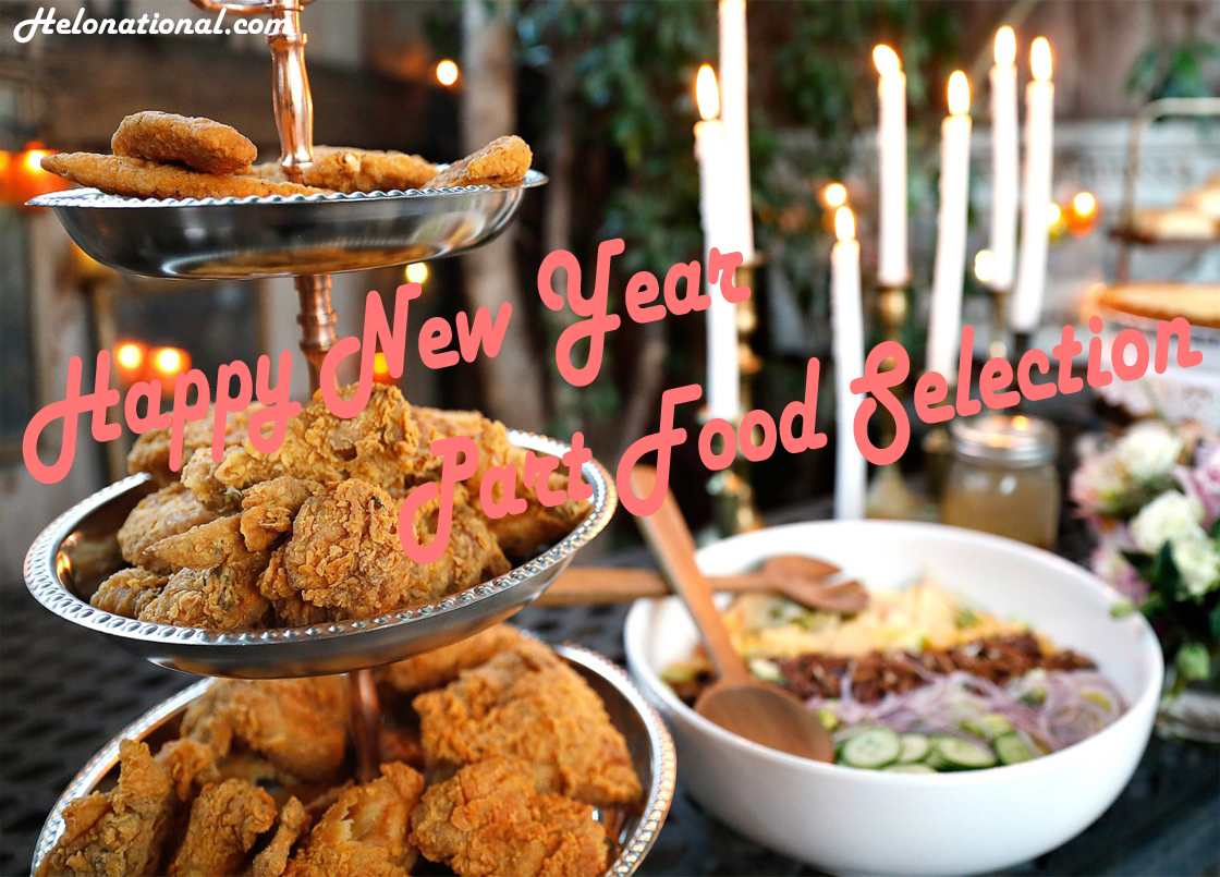 Happy New Year Party food