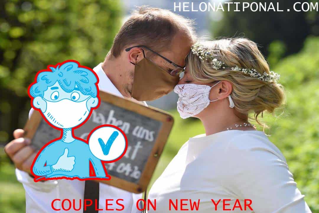 Happy New Year Couples Goal in Coronavirus