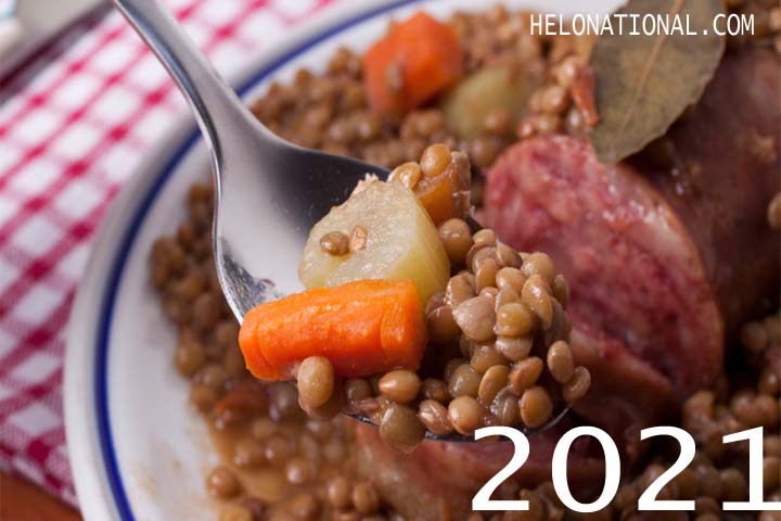 New Year 2021 Food Lentils