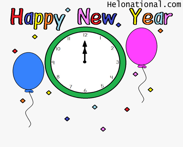 Happy new year clipart