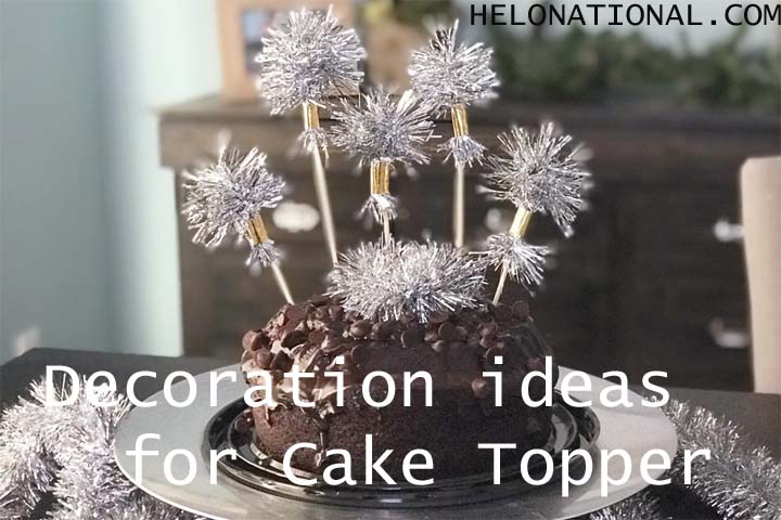 New year decoration ideas for Cake Topper