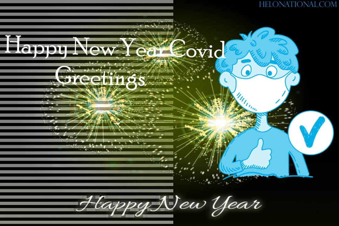 Happy New Year covid greetings