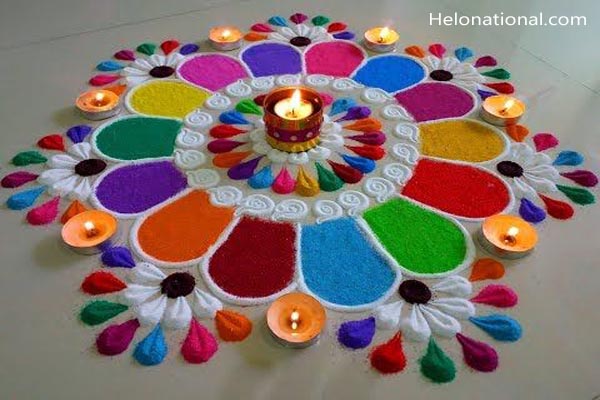 New year eve rangoli