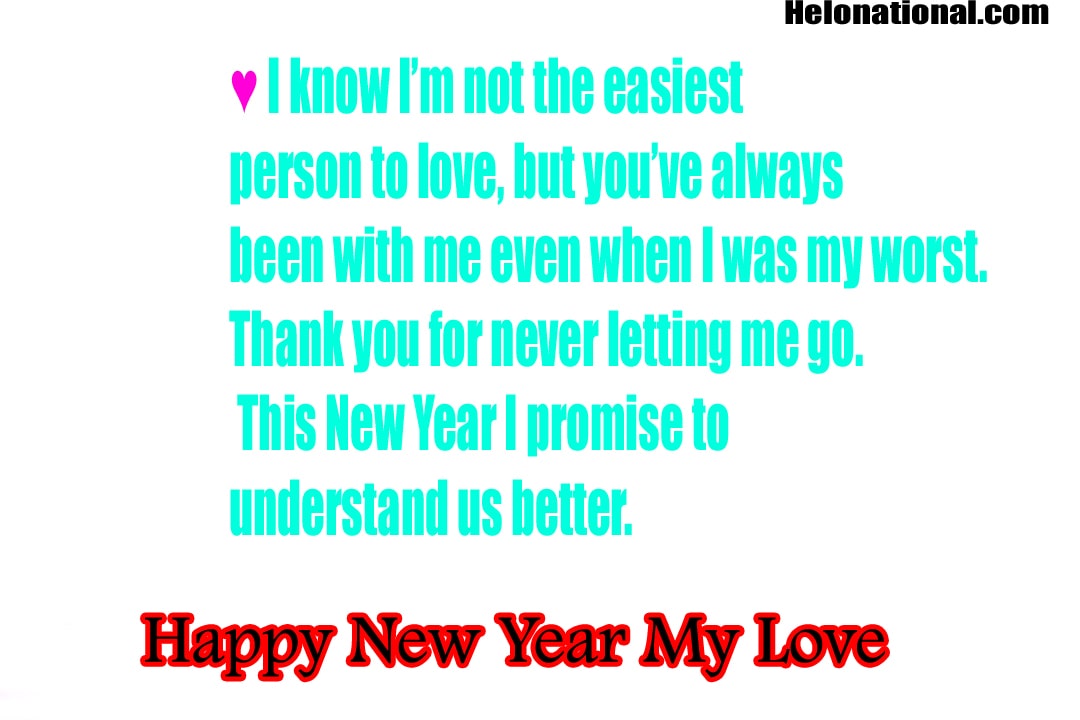 Happy New Year Love Wishes