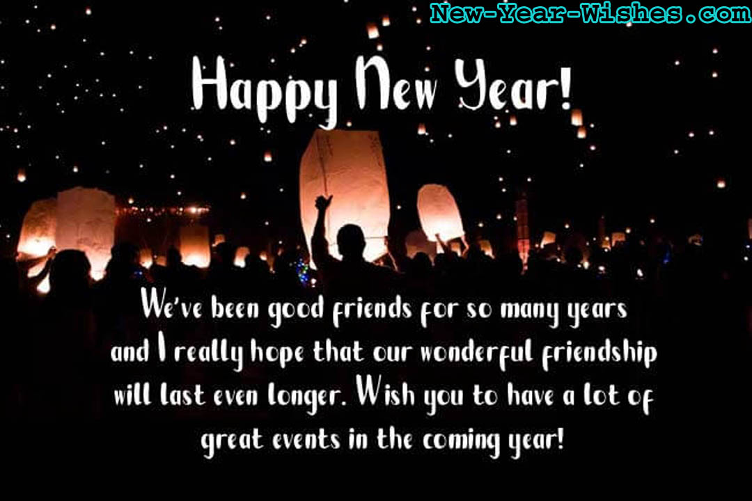 Happy New Year Messages 2022 for friends and family