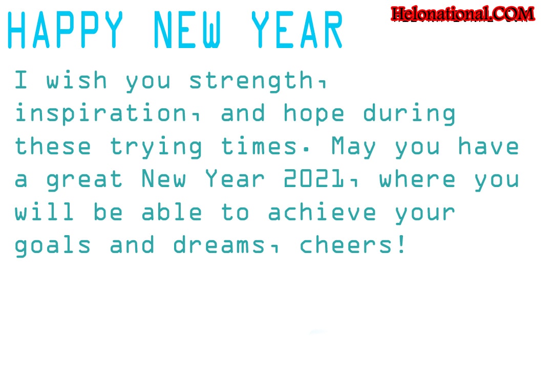 Happy New Year wishes for Quarantine