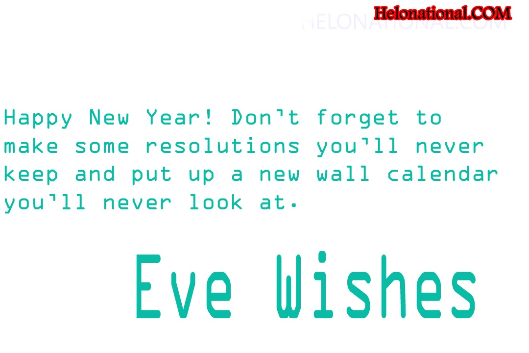 New Years Eve Wishes