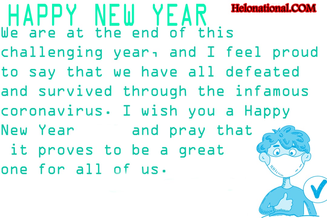 Quarantine happy new year wishes