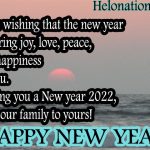 Happy New Year 2022 Calendar: All Events and Holidays