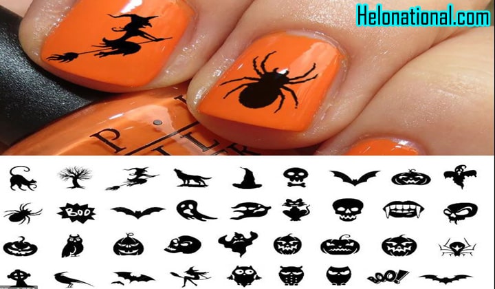 Halloween Scary Nail Stickers