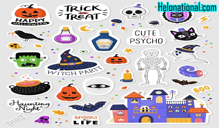 Halloween Spooky Nail Stickers