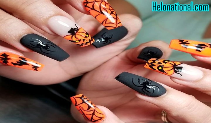 Halloween Spooky nail Art-min (1)