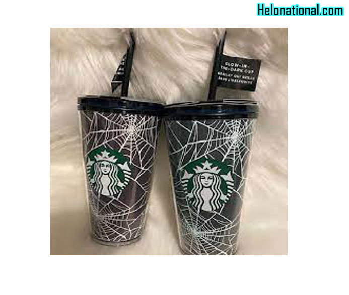 Halloween Starbucks’ Spiderweb Cup with Stickers
