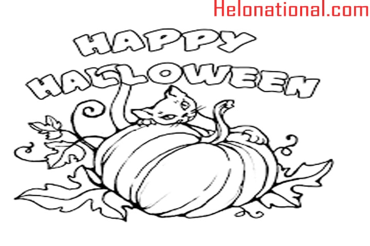 Happy Halloween Coloring Pages