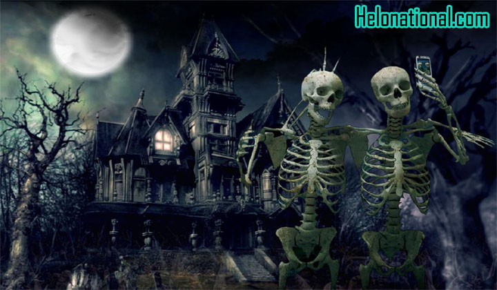 Happy Halloween Ghost Themes Background