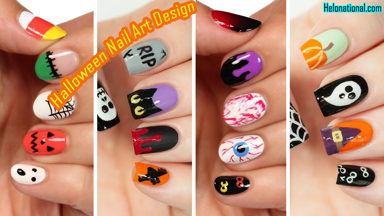 Happy Halloween Nail Art