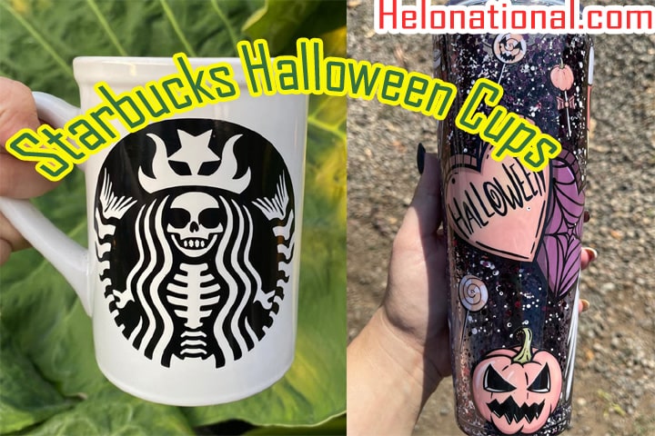 Happy Halloween Starbucks Cups