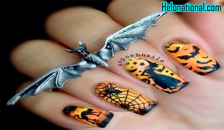 Spooky Nail Art