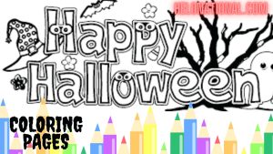 Happy Halloween Coloring pages 2022