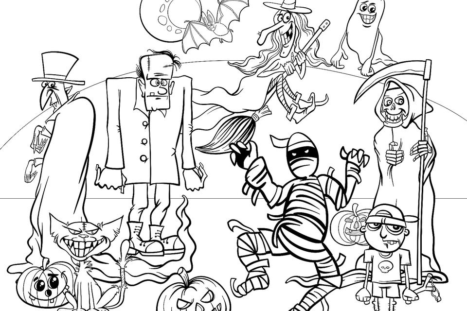 download halloween coloring pages